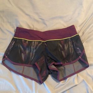 BNWOT             Lululemon Run Speed Shorts
